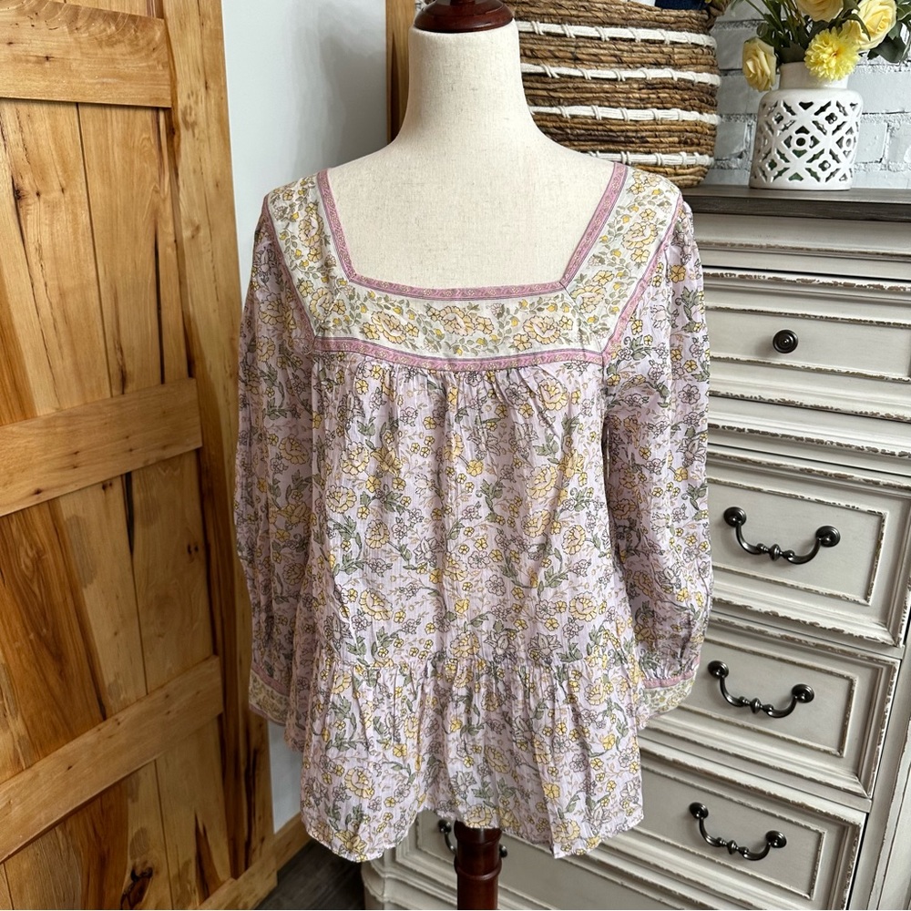 Floral Bohemian Style Blouse by American Eagle